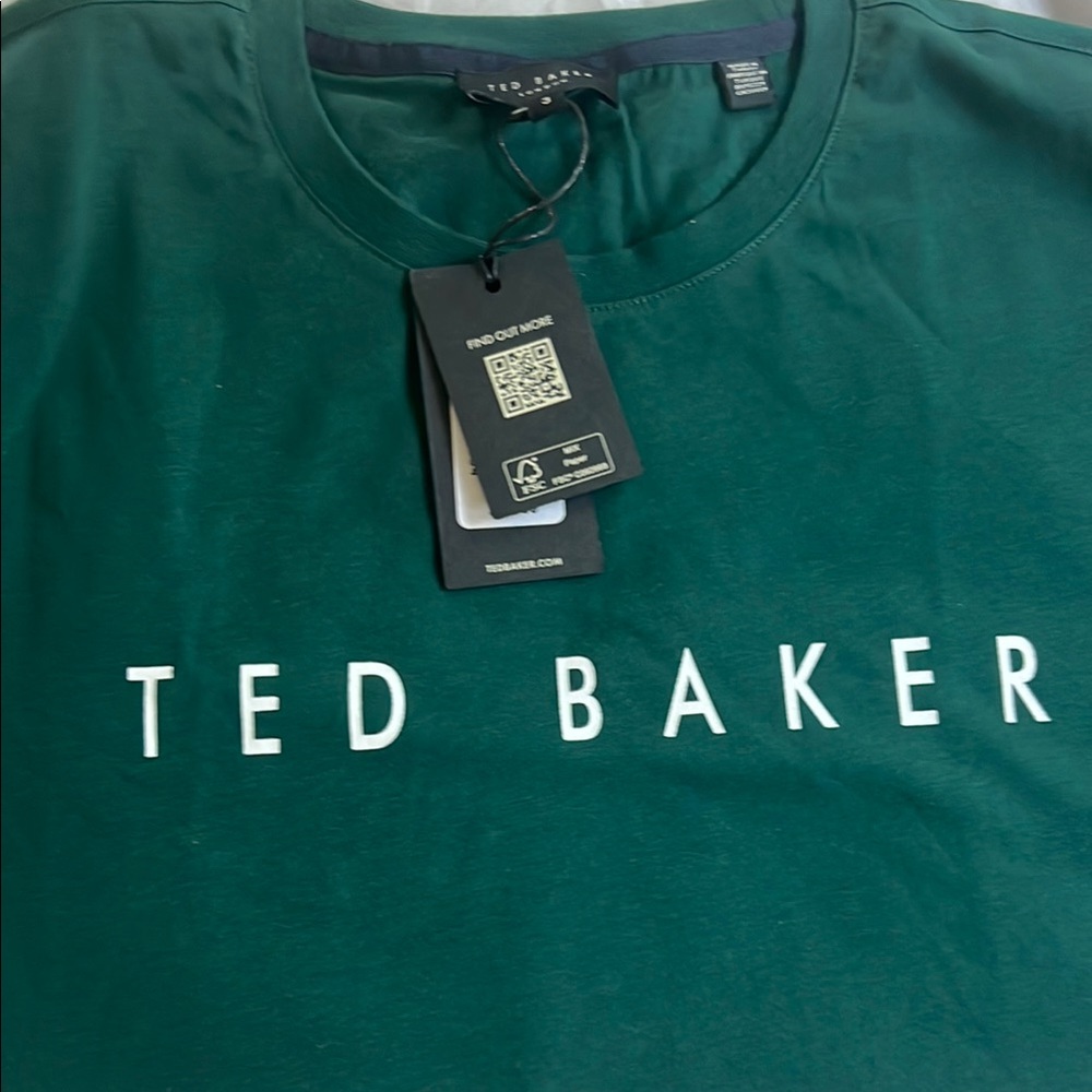 Ted Baker Teal Logo T-Shirt